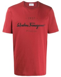 Salvatore Ferragamo Embossed Logo T Shirt