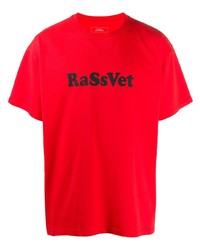 PACCBET Loose Fit Logo Print T Shirt