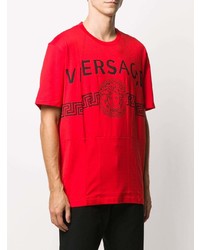 Versace Medusa Logo Print T Shirt