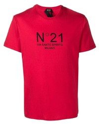 N°21 N21 Logo Print Crew Neck T Shirt