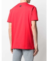 Philipp Plein Skull Studded Cotton T Shirt