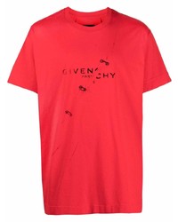 Givenchy Trompe Loeil Logo Print T Shirt