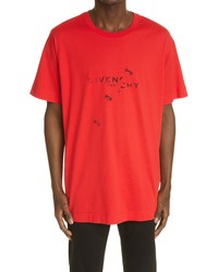 Givenchy Trompe Loeil Ring Logo Graphic Tee