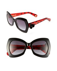 Marc Jacobs Retro Sunglasses Black Red One Size