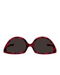 Martine Rose Red And Black Mykita Edition Giraffe Sos Sunglasses