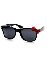 ZeroUV Cute Fashion Bow Wayfarer Sunglasses