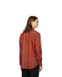 Cobra S.C. Red And Black Silk Stripe Model 1 Shirt