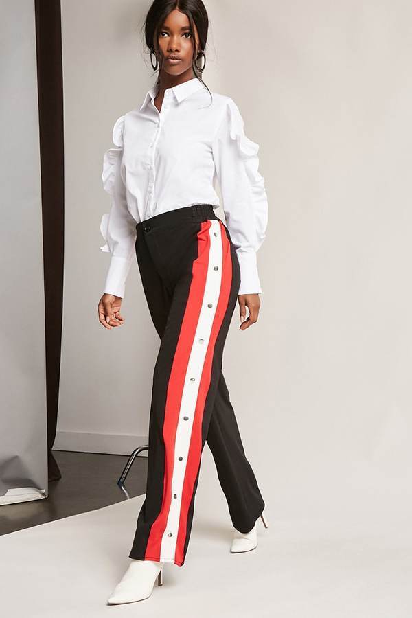 Forever 21 Striped Tearaway Pants, $35, Forever 21