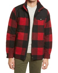 Fjallraven Canada Padded Wool Blend Jacket In Red At Nordstrom