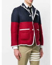 Thom Browne Bicolor Quilted Sack Sport Coat