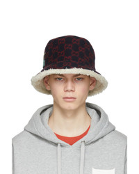 Red and Navy Bucket Hat