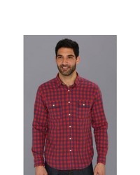 Lucky Brand Rosecrans Gingham Shirt Long Sleeve Button Up