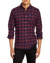 Barbour Tailored Fit Gingham Flannel Shirt