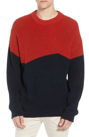 french connection colorblock sweater