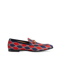 Red and Navy Loafers