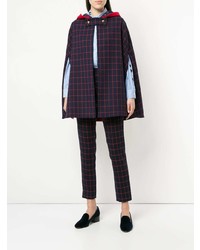Macgraw Checked Cape Jacket