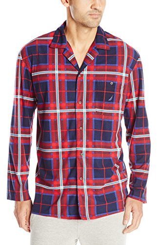 Nautica Cozy Fleece Plaid Camp Shirt, $39 | Amazon.com | Lookastic