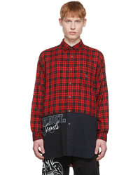Undercoverism Red Cotton Shirt