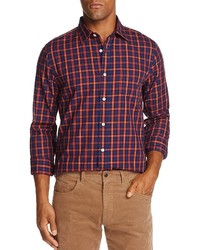 The Store At Bloomingdales Brushed Flannel Classic Fit Button Down Shirt 100%