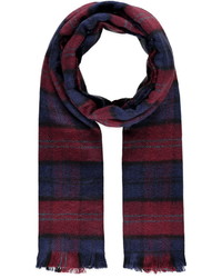 Forever 21 Plaid Frayed Scarf