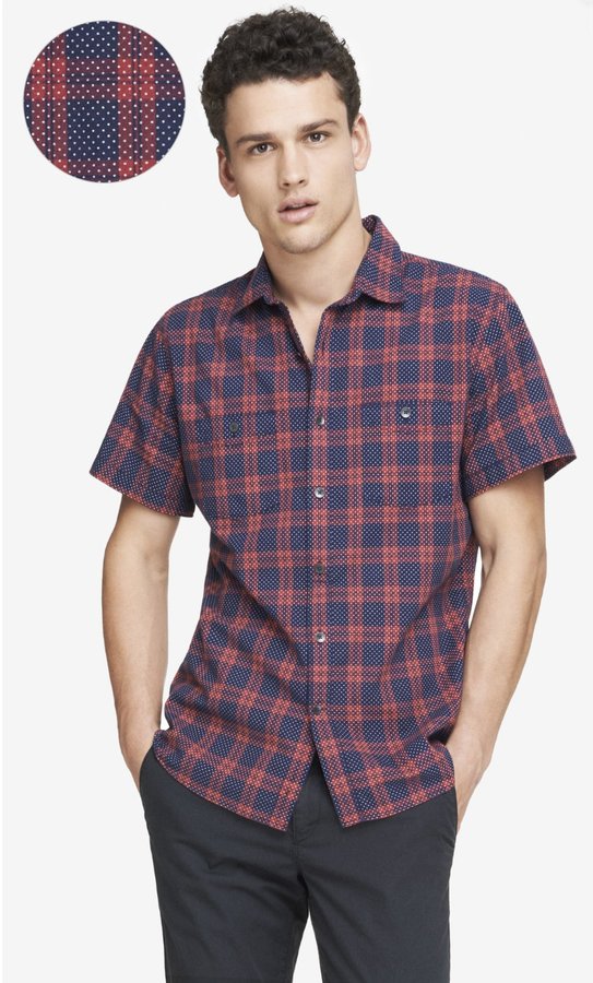 Express mens sale short sleeve shirts