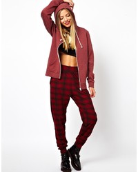 Asos Trousers In Plaid Check