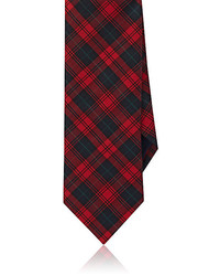 Barneys New York Plaid Silk Necktie