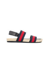 Red and Navy Sandals