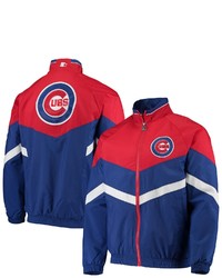 STARTE R Royalred Chicago Cubs The Bench Coach Full Zip Jacket