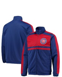 G-III SPORTS BY CARL BANKS Royal Chicago Cubs Full Zip Track Jacket At Nordstrom