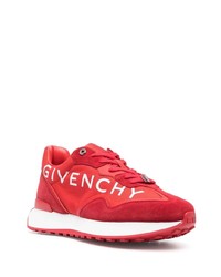 Givenchy Logo Print Lace Up Sneakers