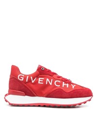 Givenchy Logo Print Lace Up Sneakers