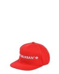 Red and White Baseball Cap