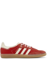 Wales Bonner Red Adidas Edition Samba Sneakers