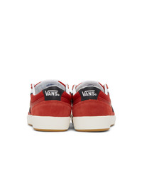 Vans Red And White Serio Collection Lowland Cc Sneakers