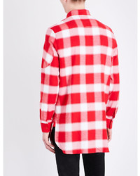 Givenchy Checked Regular Fit Cotton Shirt