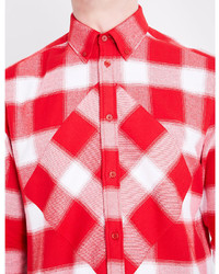 Givenchy Checked Regular Fit Cotton Shirt