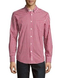 Ben Sherman Gingham Classic Fit Checked Button Down Shirt