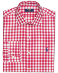ralph lauren red checkered shirt