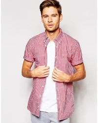 Tommy Hilfiger Shirt With Gingham Check Short Sleeves