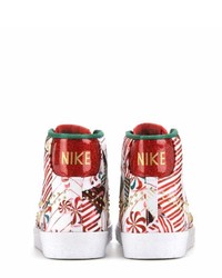 Nike Blazer Mid Qs Embellished Printed Sneakers
