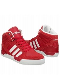 adidas high top sneakers red