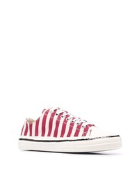 Marni Gooey Striped Canvas Sneakers