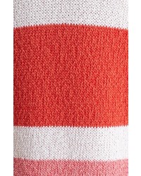 Fuzzi Stripe Cotton Blend Sweater