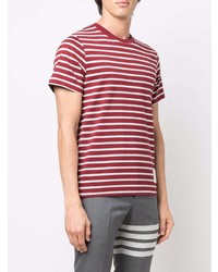 Thom Browne Striped Short Sleeve T Shirt