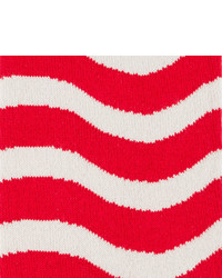 Paul Smith Red Wobble Stripe Socks