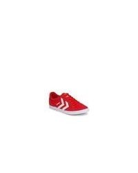 Hummel Game Low Ribbon Red White Shoes