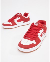 DC Shoes Manteca Trainer In Red