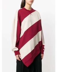 MARQUES ALMEIDA Marquesalmeida Striped Asymmetric Sweater