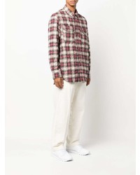 Isabel Marant Checked Quilted Cotton Shirt